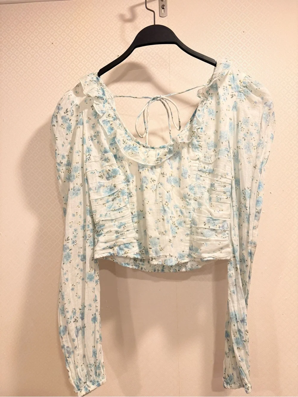 Free People Another Life Printed Top Floral Crop Top Size M
